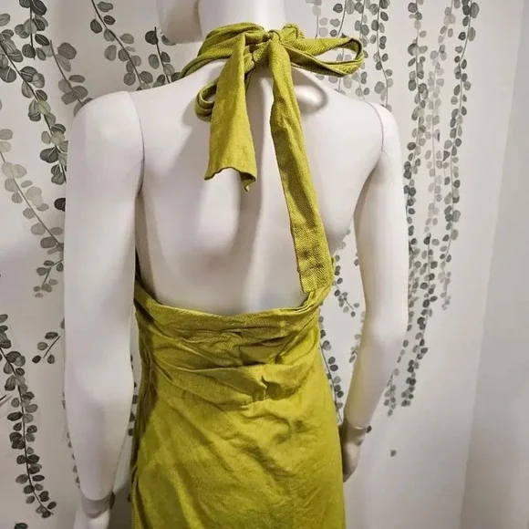 Women's Simon Miller Green Dress Size L - Picture 9 of 11